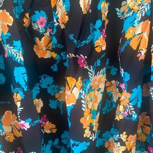 NWT Lane Bryant Floral Off Shoulder Babydoll Whimsigoth  Boho Blouse Size 22/24 - Picture 4 of 9